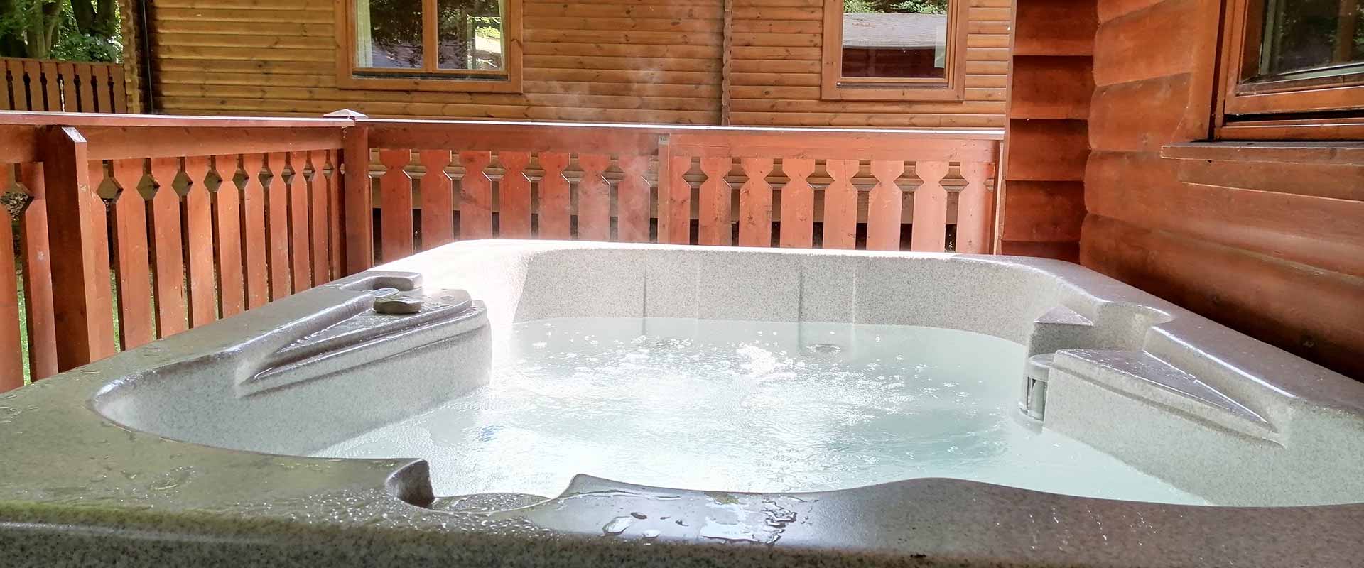 Lodges with Hot Tubs available