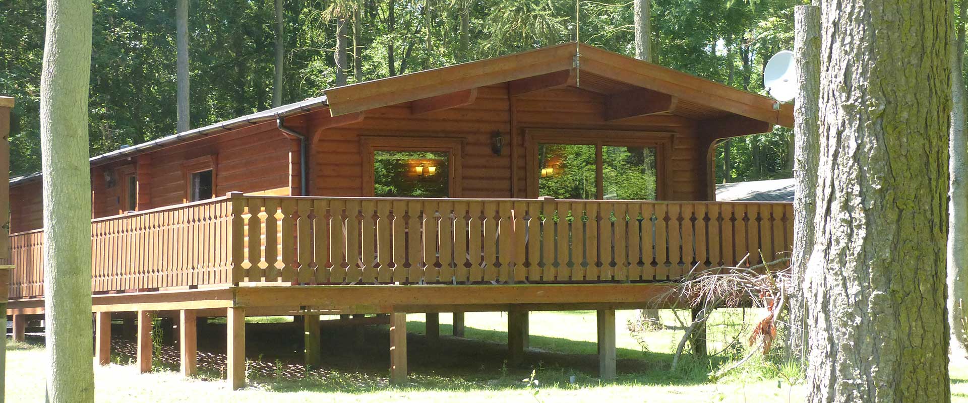 A range of 2 & 3 bed cabins are available